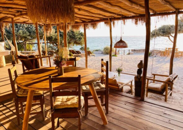 Hébergement d'une rare intimité, face à l'océan